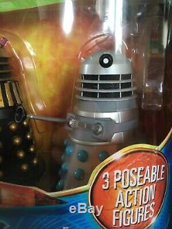 Doctor Who 5 Classique Dalek Collector Sets 1 & 2 Un Et Deux, Mais Ouvert Boxe