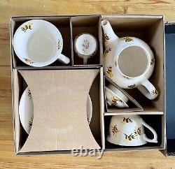 ENSEMBLE À THÉ EMMA BRIDGEWATER AVEC DES BOURDONNES POUR DEUX. NEUF ET DANS SON EMBALLAGE. 1ère QUALITÉ