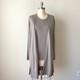 Ensemble Tunique En Cachemire Et Cardigan Long Carlisle Collection Femme Taille M Taupe Neuf Sans Étiquette