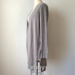 ENSEMBLE Tunique en Cachemire et Cardigan Long CARLISLE Collection Femme Taille M Taupe NEUF SANS ÉTIQUETTE