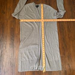 ENSEMBLE Tunique en Cachemire et Cardigan Long CARLISLE Collection Femme Taille M Taupe NEUF SANS ÉTIQUETTE