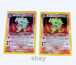 Édition Vintage 1ère Sombre Tyranocif 11/105 Carte Pokemon Rare Holo Néo Destiny