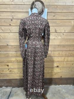 Ensemble Blouse Imprimé Rose et Jupe Maxi Ralph Lauren Country NWT VTG Rare Collectible