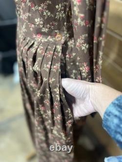 Ensemble Blouse Imprimé Rose et Jupe Maxi Ralph Lauren Country NWT VTG Rare Collectible