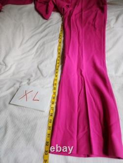 Ensemble Coord ZARA Blazer Ajusté + Pantalons Évasés Collection ZW Fuchsia Neuf avec Étiquette