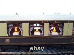 Ensemble Hornby Pullman de 3 voitures Cygnus, Ibis et Minerva avec éclairage (non utilisé) état neuf