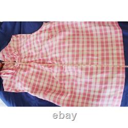 Ensemble J Crew Collection Top sans manches à volants roses Jupe en soie twill Nwot Épuisé