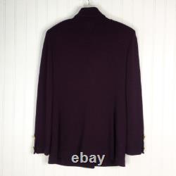 Ensemble Jupe Longue + Veste Collection St John Style Militaire Violet 2 Pièces 2-4
