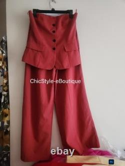 Ensemble Zara haut sans manches croisé XXL + pantalon à double pli L Collection Zw