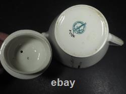 Ensemble à thé pour deux en porcelaine ivoire Ridgways Art Déco des années 1930