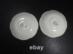 Ensemble à thé pour deux en porcelaine ivoire Ridgways Art Déco des années 1930