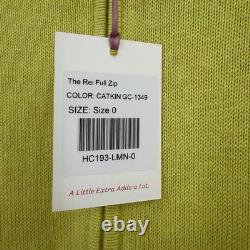 Ensemble assorti Rei de Kilte Collection : veste entièrement zippée et débardeur en coton et cachemire, taille 0/XS, 510 $