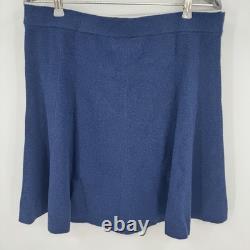 Ensemble assorti pull, débardeur et jupe Kilte Collection bleu marine 100 % cachemire – Taille 3 L/XL