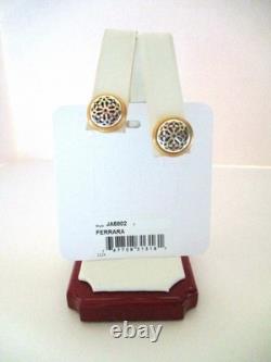 Ensemble collier-boucles d’oreilles-bracelet bicolore Brighton FERRARA (R$228) neuf avec étiquette/pochette