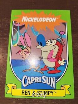 Ensemble complet CapriSun Nickelodeon de 1991 (22 cartes) RC Vintage MTV Rugrats Doug MP