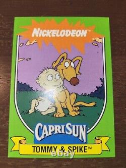 Ensemble complet CapriSun Nickelodeon de 1991 (22 cartes) RC Vintage MTV Rugrats Doug MP