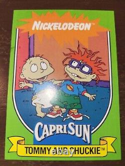 Ensemble complet CapriSun Nickelodeon de 1991 (22 cartes) RC Vintage MTV Rugrats Doug MP