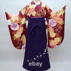 Ensemble complet de kimono à manches de deux shaku et hakama, magnifique et élégant, interchangeable, pour G