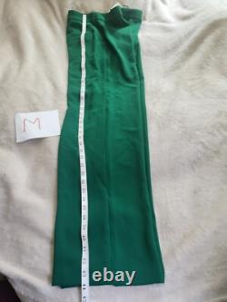Ensemble coordonné Zara Veste droite Taille L + Pantalon Taille M Collection ZW Vert Neuf avec étiquettes