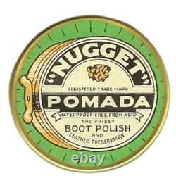 Ensemble de 2 Miroirs de Poche Antiques Pomada Polish Nugget & Haricots au Lard Van Camp