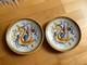 Ensemble De 2 Assiettes à Dessert Vintage En Céramique Italienne Deruta Raffaellesco Dragon Neuf