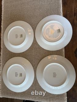 Ensemble de 2 assiettes à dîner Bernardaud ATHENA PLATINE