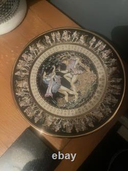 Ensemble de Deux Assiettes Décoratives Grecques Vintage