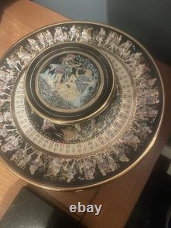 Ensemble de Deux Assiettes Décoratives Grecques Vintage