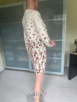 Ensemble de cardigan en laine féminine florale romantique vintage de la collection Hugo Buscati
