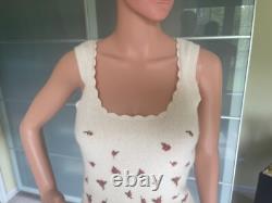 Ensemble de cardigan en laine féminine florale romantique vintage de la collection Hugo Buscati