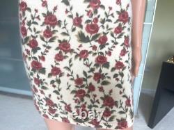 Ensemble de cardigan en laine féminine florale romantique vintage de la collection Hugo Buscati