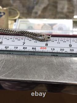 Ensemble de chaîne en argent sterling bicolore avec 16 fleurs et colibris, accompagné d'une bague taille 8.