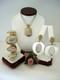 Ensemble De Collier, Boucles D'oreilles Et Bracelet Brighton Ferrara (msrp 234 $) Nwt/pochette