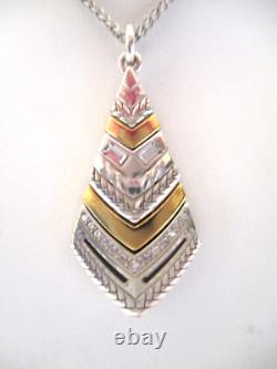 Ensemble de collier court et boucles d'oreilles Brighton TAPESTRY KITE (MSR 156 $) NWT/Pochette
