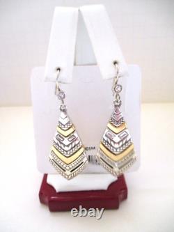 Ensemble de collier court et boucles d'oreilles Brighton TAPESTRY KITE (MSR 156 $) NWT/Pochette