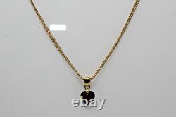 Ensemble de collier et bracelet en améthyste en forme de cœur à plusieurs brins en or jaune 14K vintage