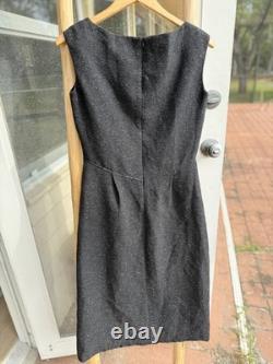 Ensemble de costume blazer en mélange de laine BCBG Max Azria gris taille 4 6