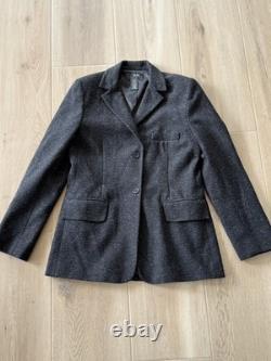 Ensemble de costume blazer en mélange de laine BCBG Max Azria gris taille 4 6