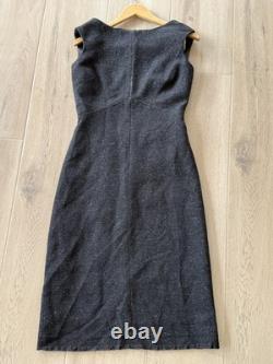 Ensemble de costume blazer en mélange de laine BCBG Max Azria gris taille 4 6