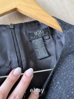 Ensemble de costume blazer en mélange de laine BCBG Max Azria gris taille 4 6