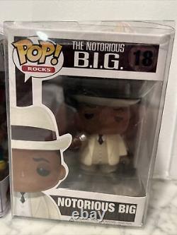 Ensemble de deux Funko POP! # 18 The Notorious B. I. G. & # 19 Tupac Shakur 2011 GRAIL