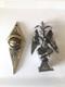 Ensemble De Deux Pendentifs De Rituel Illuminati, Maçonnique Et Baphomet