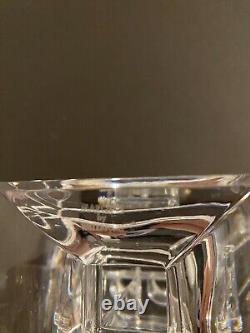 Ensemble de deux porte-bougeoirs en cristal Waterford Marquis Treviso de 8 pouces
