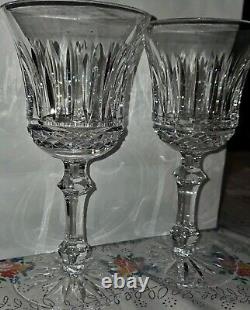 Ensemble de deux verres à vin en cristal Waterford vintage