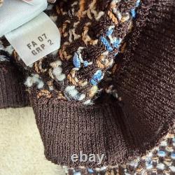 Ensemble de jupe et blazer à double boutonnage en tweed St John Collection pour femmes, taille 6