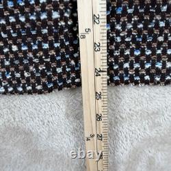 Ensemble de jupe et blazer à double boutonnage en tweed St John Collection pour femmes, taille 6