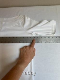 Ensemble de pantalon Peruvian Connection, haut en coton Pima blanc taille M, pantalon taille S À LIRE