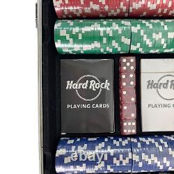 Ensemble de poker Hard Rock Cafe, rare, collectionnable, nouveau, étui de transport authentique