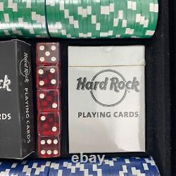 Ensemble de poker Hard Rock Cafe, rare, collectionnable, nouveau, étui de transport authentique