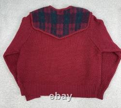 Ensemble de pull et jupe en tartan en laine Pendleton vintage, taille L 12 petite pour femmes